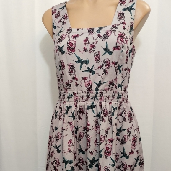 Kensie Dresses & Skirts - Kensie gray print sleeveless dress junior's size small